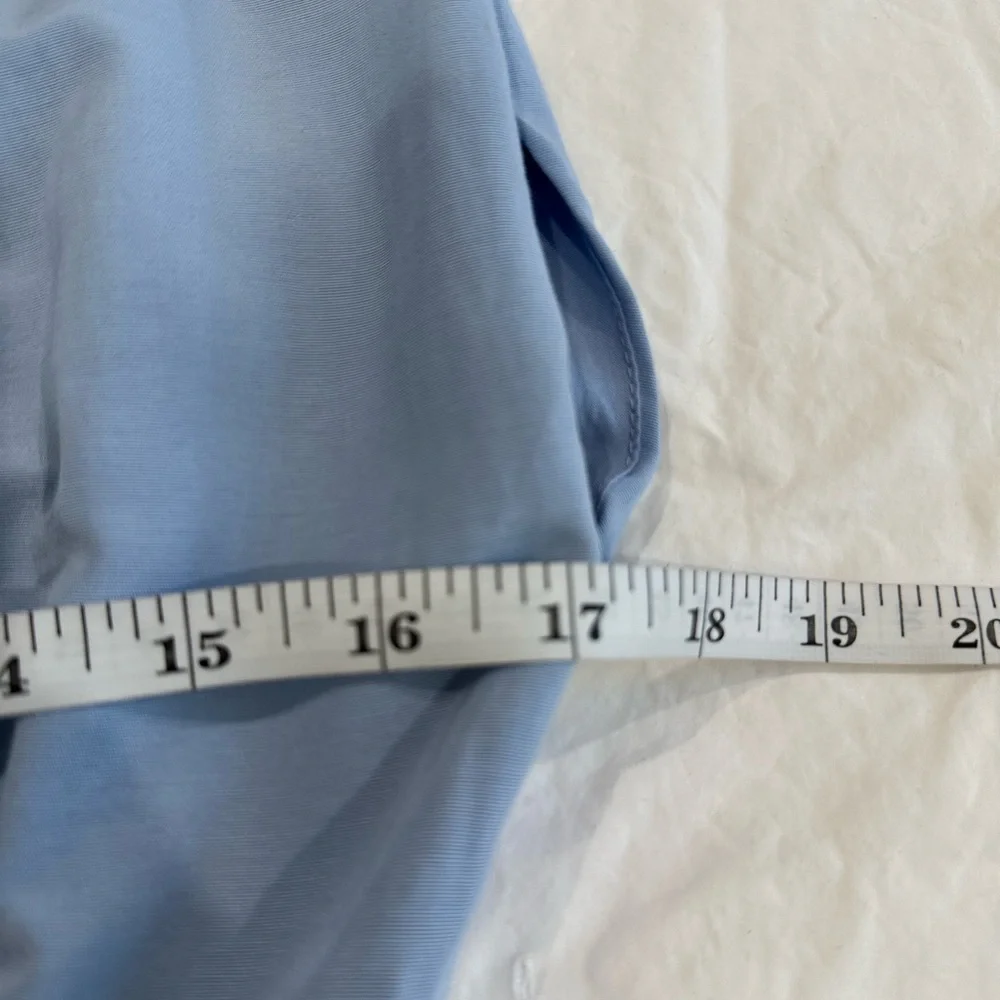 Endless Rose Light Blue Ruffled Blouse - Picture 12 of 14